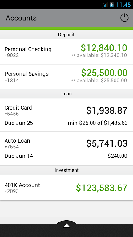 Cy-Fair FCU Mobile Banking screenshot 1