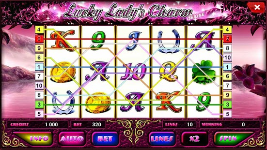 Lucky Lady Charm Deluxe slot screenshot 1