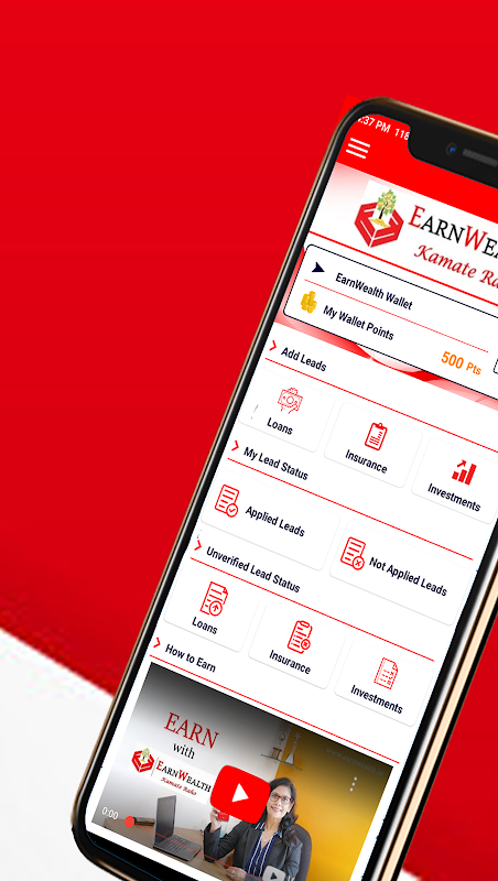 EarnWealth's Multiple Banks & NBFCs DSA App screenshot 1