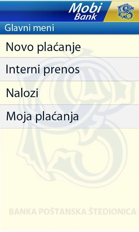 MobiBankPŠ-banka u telefonu screenshot 2
