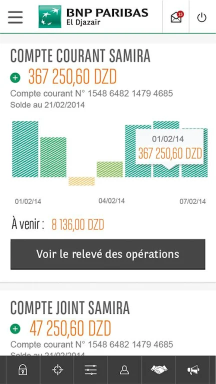 BNP Paribas El Djazaïr MyBank screenshot 3