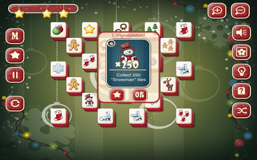 Christmas Mahjong HD screenshot 1