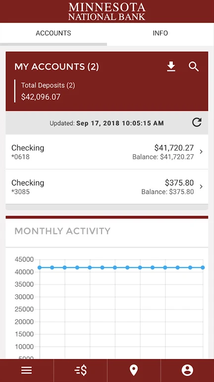 Minnesota National Bank screenshot 2