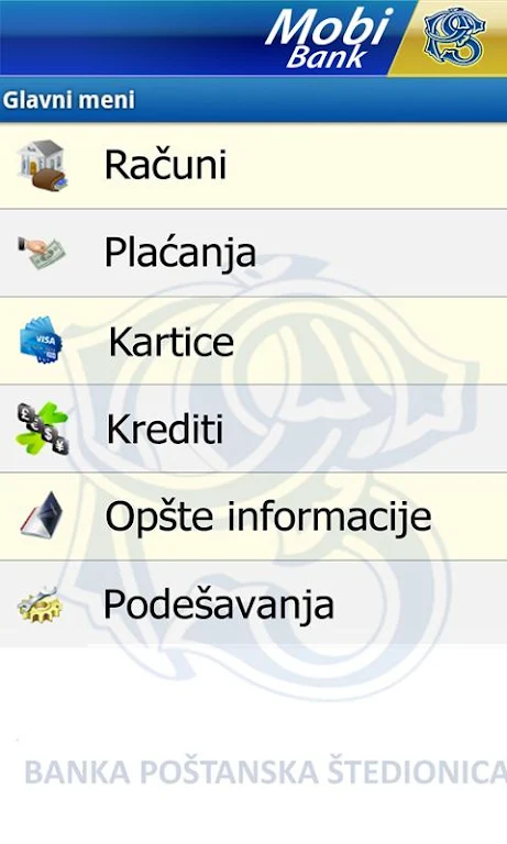 MobiBankPŠ-banka u telefonu screenshot 1