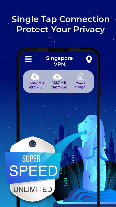 Singapore VPN - Free, Fast & Secure VPN Proxy screenshot 1