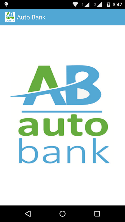 Autobank mobile app screenshot 1