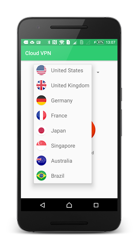 Cloud VPN Free - Fast & Secure screenshot 2