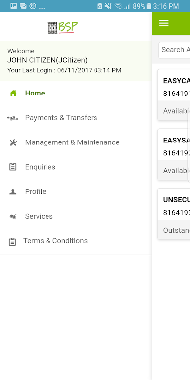 BSP Fiji Mobile Banking screenshot 2