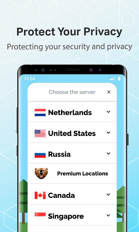 Grizzly VPN - Unlimited Free VPN & WiFi Security screenshot 1