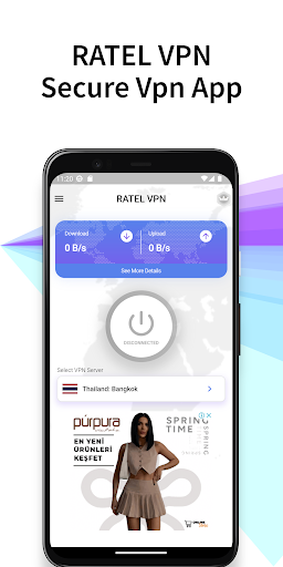 RATEL VPN Hızlı ve Güvenli VPN screenshot 1