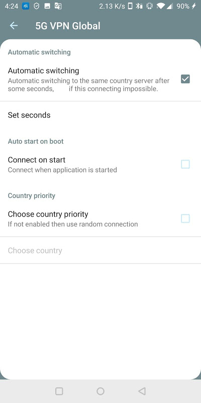 5G VPN Global screenshot 4
