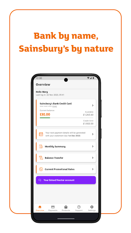 Sainsbury’s Bank - Credit Card screenshot 1