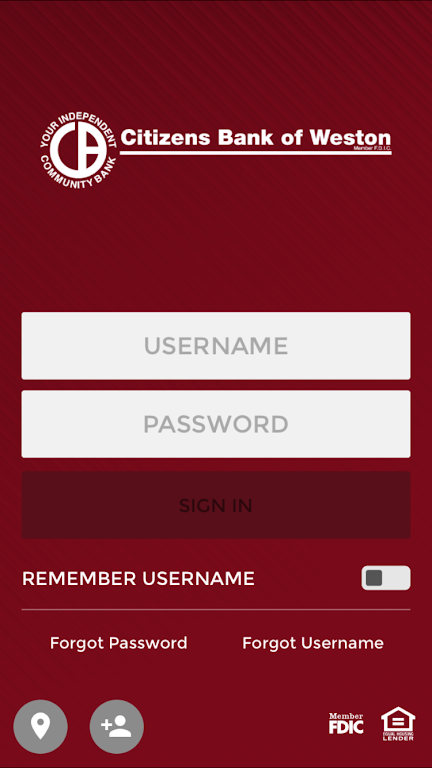 Citizens Bank of Weston screenshot 1