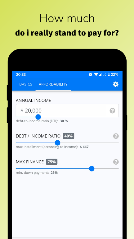 Loaner | Mortgage calculator screenshot 2