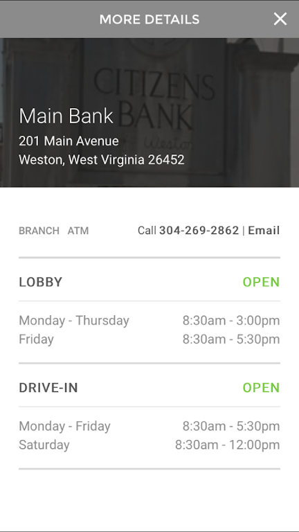 Citizens Bank of Weston screenshot 3