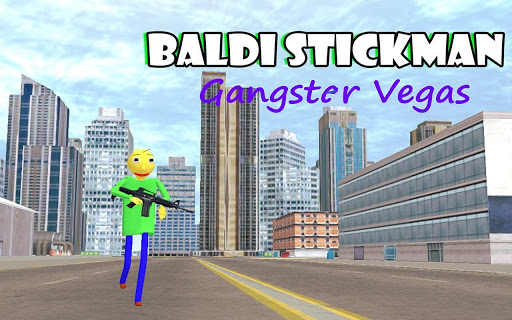 Baldi Stickman Superhero Gangster Crime City Vegas screenshot 1