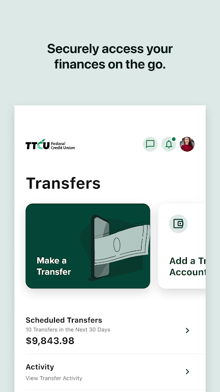 TTCU Mobile Banking screenshot 2