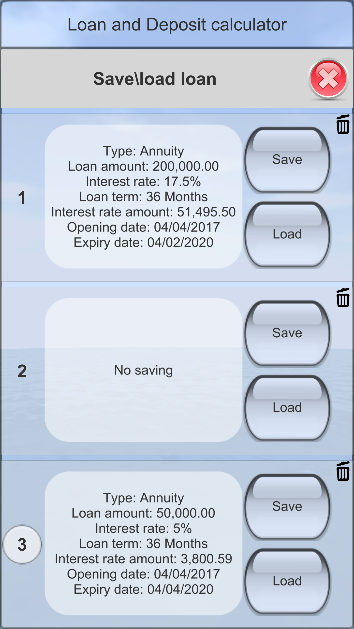 Loan&Deposit Calculator screenshot 1