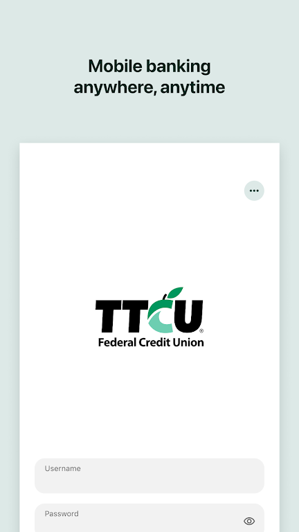 TTCU Mobile Banking screenshot 1