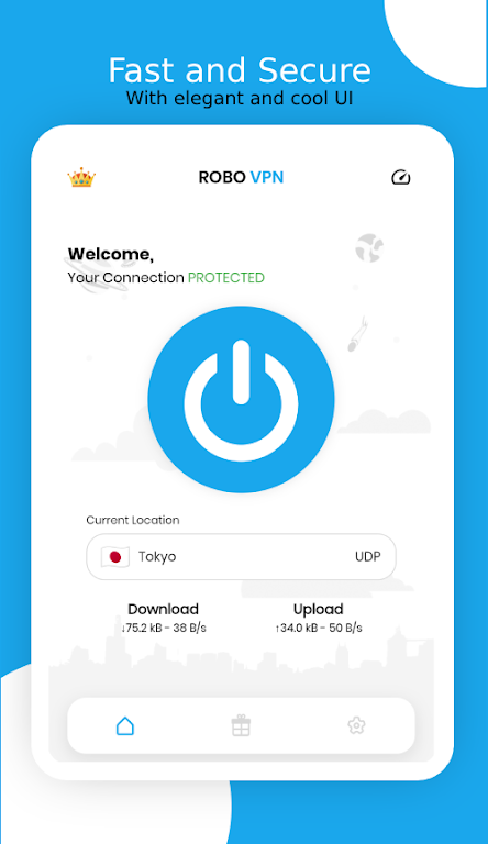 ROBO VPN - Secure and Fast screenshot 1