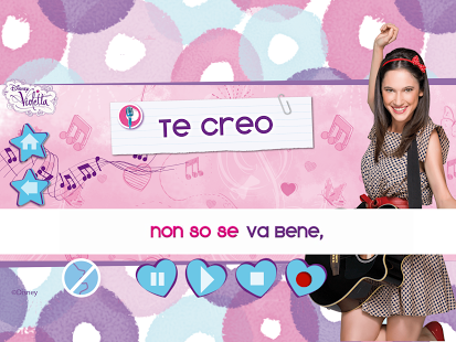 Violetta Digital Card - España screenshot 2