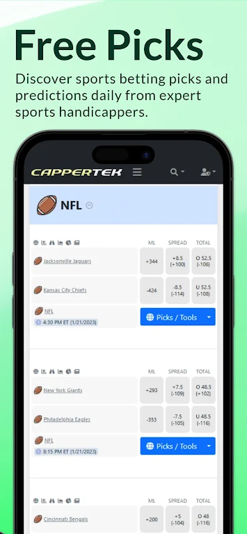 CapperTek Sports Betting Tools screenshot 4