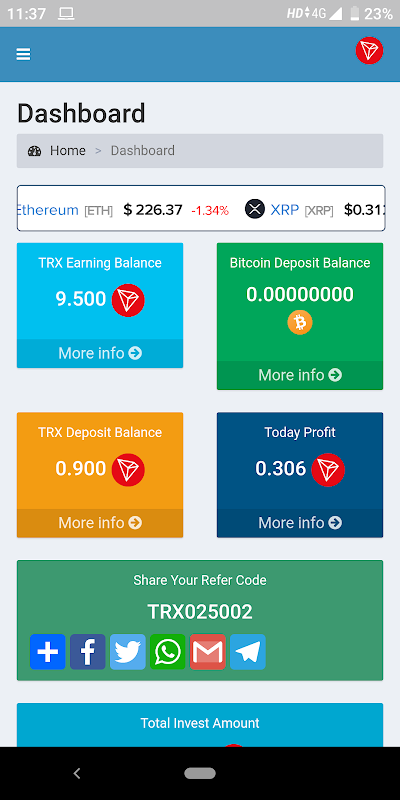 Trxcryptobank screenshot 1