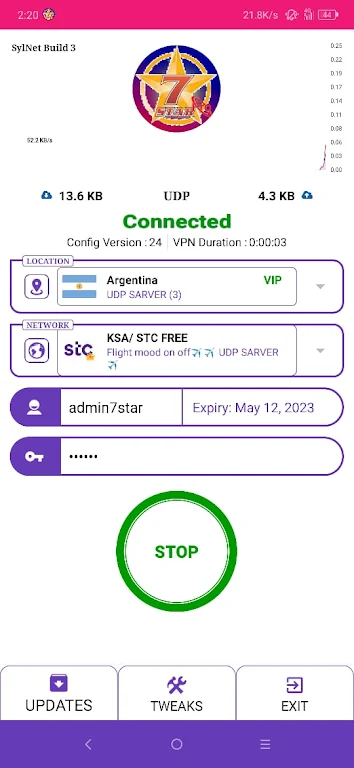 7 STAR PRO - Safe & Secure VPN screenshot 3