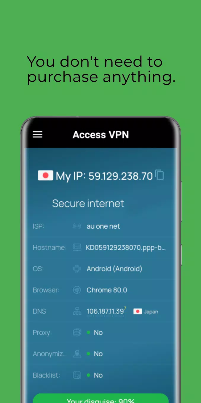 Access VPN - Proxy Connections screenshot 1