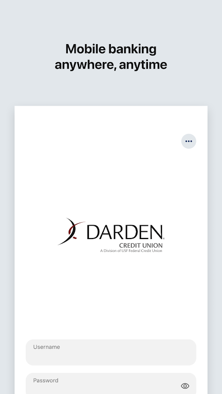 Darden Credit Union Mobile screenshot 1