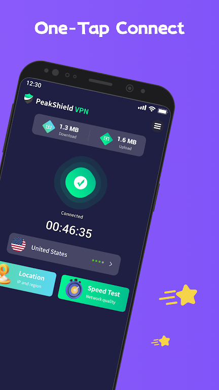 PeakShield VPN screenshot 2