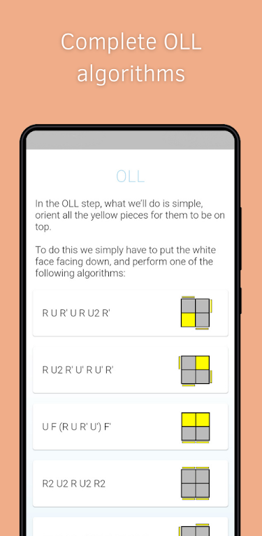 2x2 Rubiks algorithms: Ortega screenshot 4