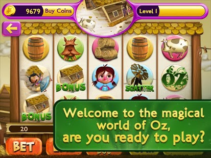 Slots Wizard of Oz screenshot 1