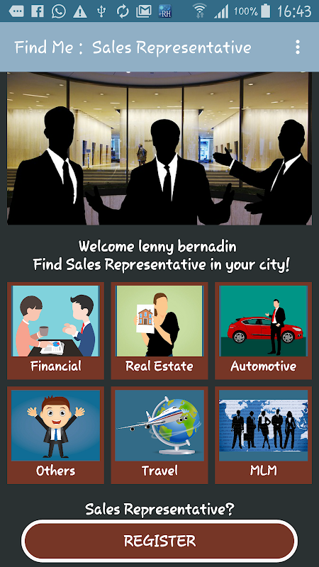 Find Me : Sales Representative screenshot 1