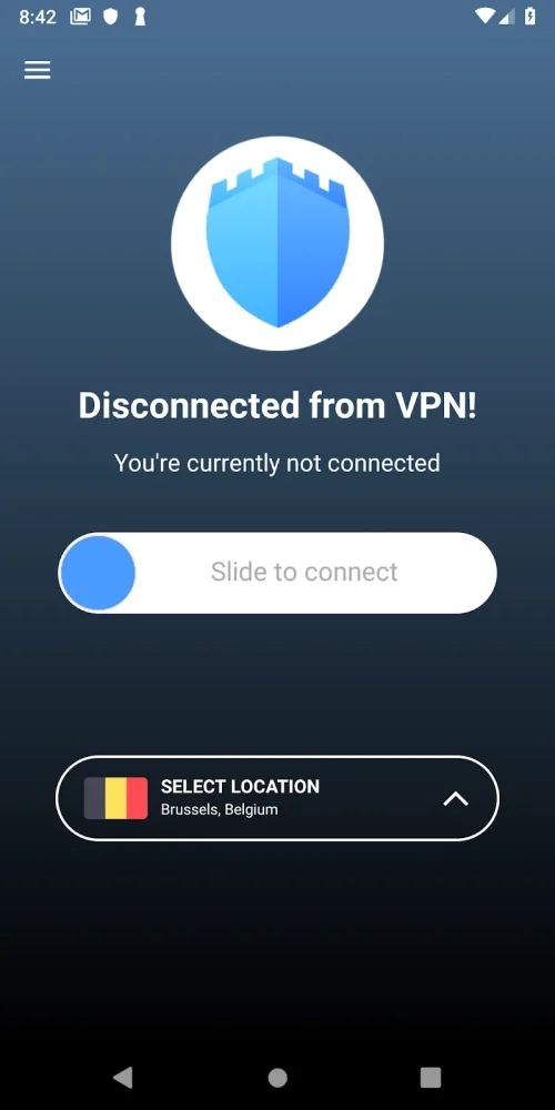 Free VPN unlimited secure 60 locations by CyberVPN screenshot 1