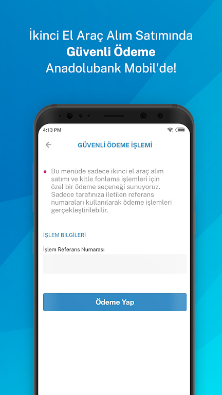 Anadolubank Mobil screenshot 1