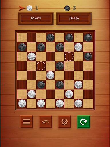 Checkers Classic Free Online: Multiplayer 2 Player screenshot 2