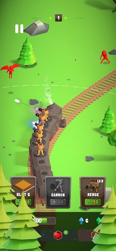 Train Defense: Merge N Fight screenshot 2