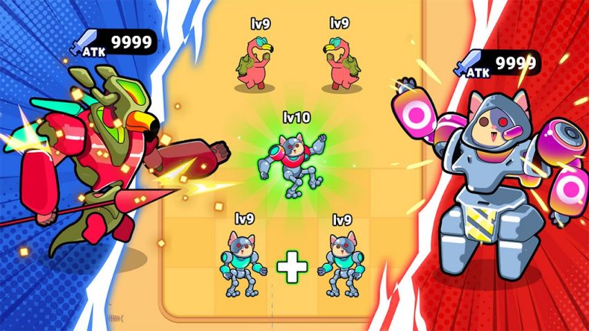 Merge Monster: Fusion War Mod screenshot 1