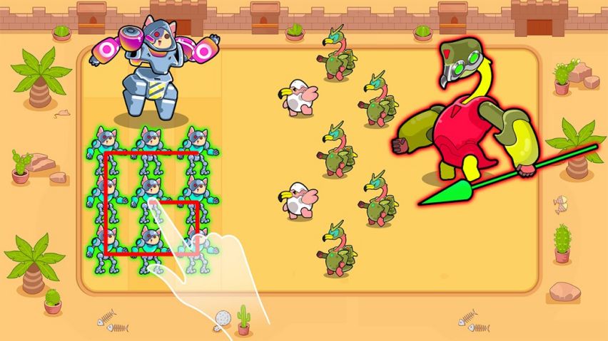 Merge Monster: Fusion War Mod screenshot 2