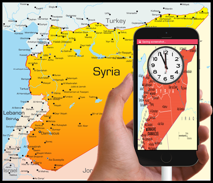 Current time in Syria screenshot 1