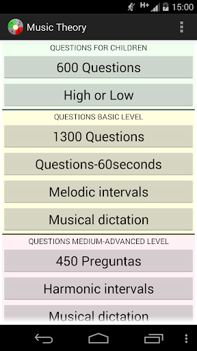 Music Theory Questions screenshot 1