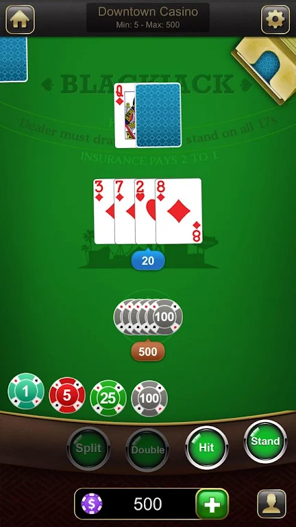 Blackjack 21 screenshot 1