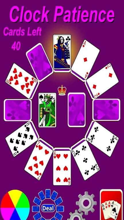 Clock Patience Solitaire screenshot 1