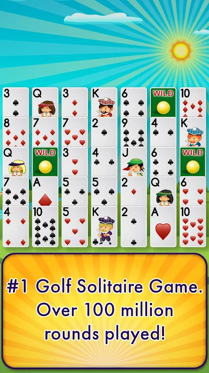 Golf Solitaire Pro screenshot 1