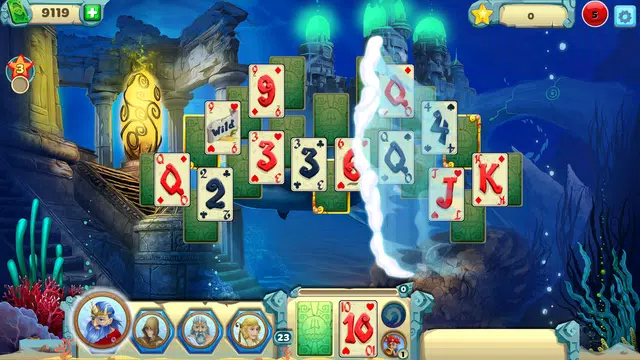 Solitaire Atlantis screenshot 2