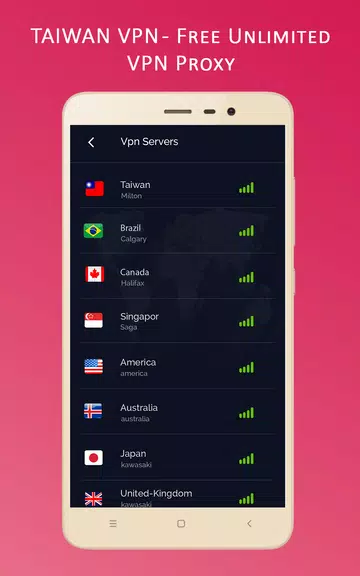 Taiwan VPN - Free Unlimited VPN Proxy screenshot 4