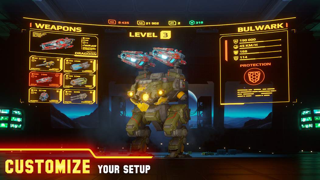 War Robots Multiplayer Battles Mod screenshot 2