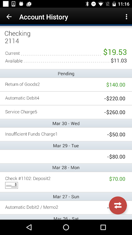 Presidential Bank Mobile App screenshot 2