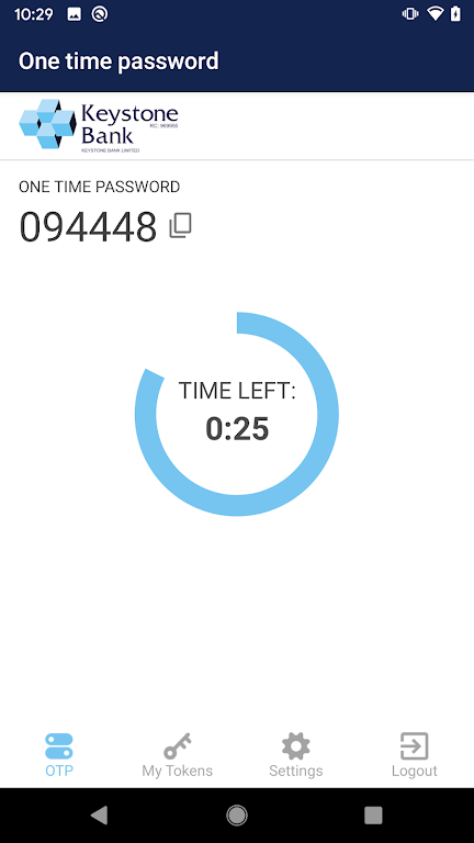 Keystone Bank mToken screenshot 4